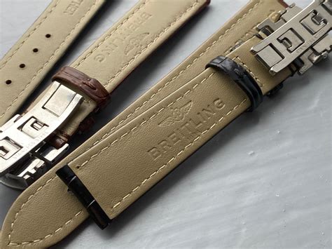 replacement breitling leather watch strap.